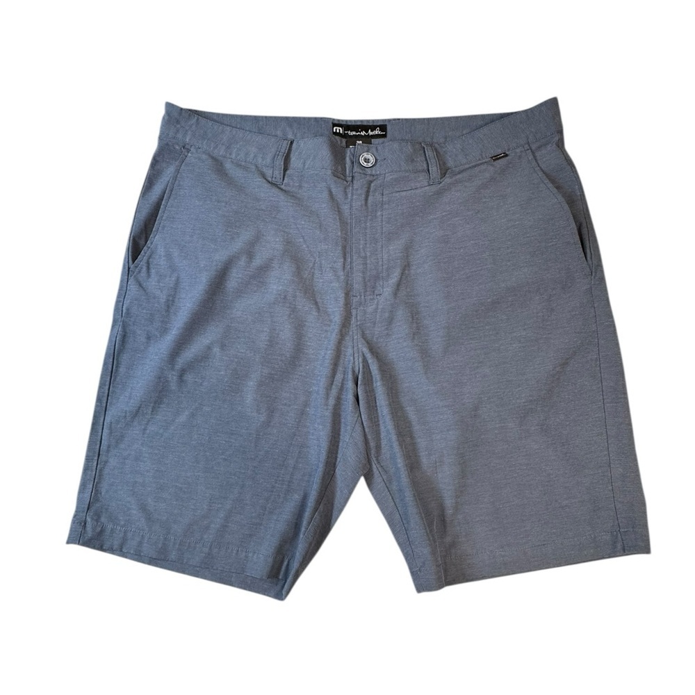 TravisMathew Men’s Blue Golf Shorts Size 38 | Stretch Performance Casual K20